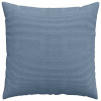 Produktbild för Sofakuddar 2 pcs Blå 80 x 80 cm Kordread tyg