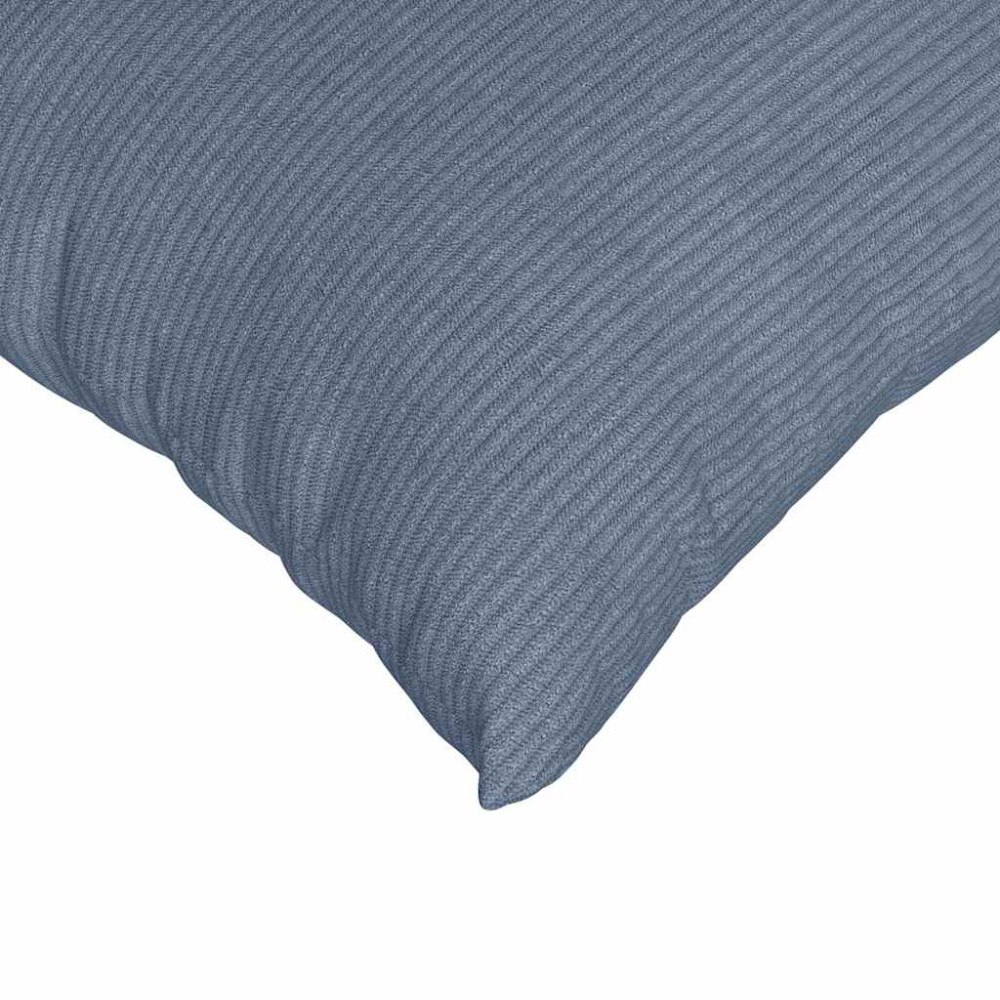 Produktbild för Sofakuddar 2 pcs Blå 80 x 80 cm Kordread tyg