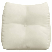 Produktbild för Ryggkudde Kräm 45 x 24 x 50 cm Sammet