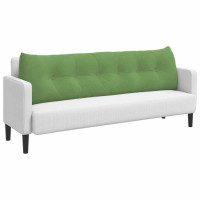 Produktbild för Ryggkudde Ljusgrön 180 x 24 x 50 cm Sammet