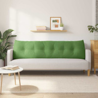 Produktbild för Ryggkudde Ljusgrön 180 x 24 x 50 cm Sammet