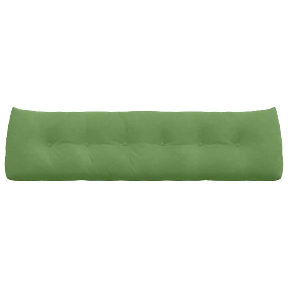 Produktbild för Ryggkudde Ljusgrön 180 x 24 x 50 cm Sammet