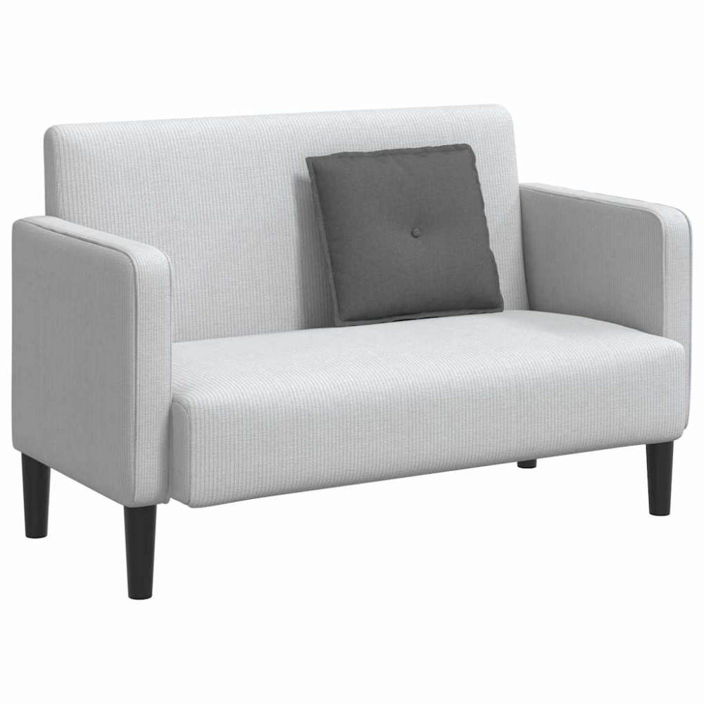 Produktbild för Ryggkudde Mörkgrå 50 x 19 x 45 cm tyg