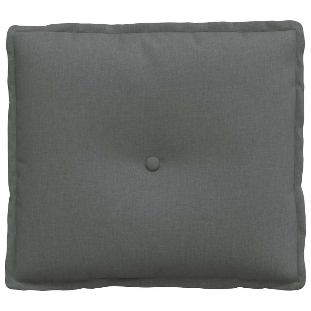 Produktbild för Ryggkudde Mörkgrå 50 x 19 x 45 cm tyg