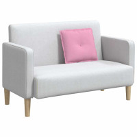 Produktbild för Ryggkudde Rosa 50 x 19 x 45 cm tyg