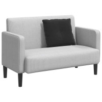 Produktbild för Ryggkudde Svart 60 x 50 cm Kordread tyg