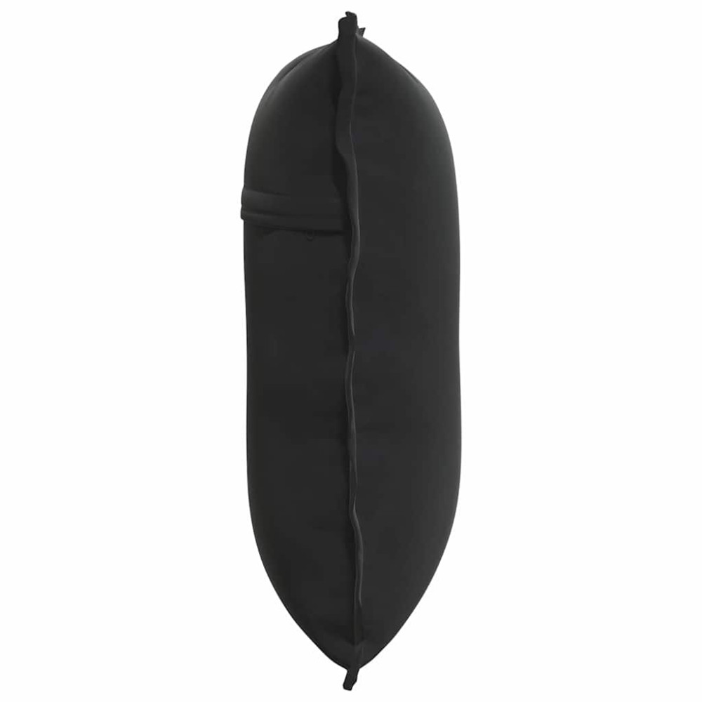 Produktbild för Ryggkudde Svart 60 x 50 cm Kordread tyg
