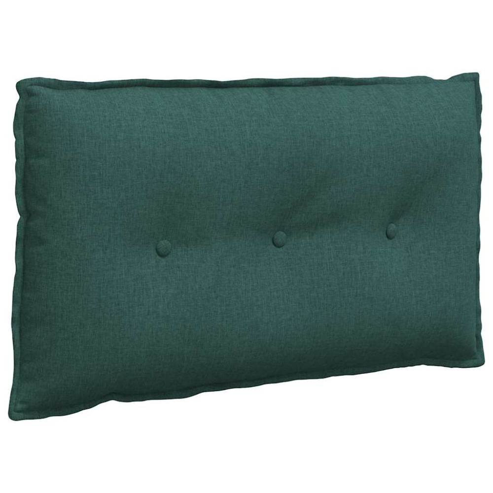 Produktbild för Ryggkudde Mörkgrön 80 x 19 x 50 cm tyg