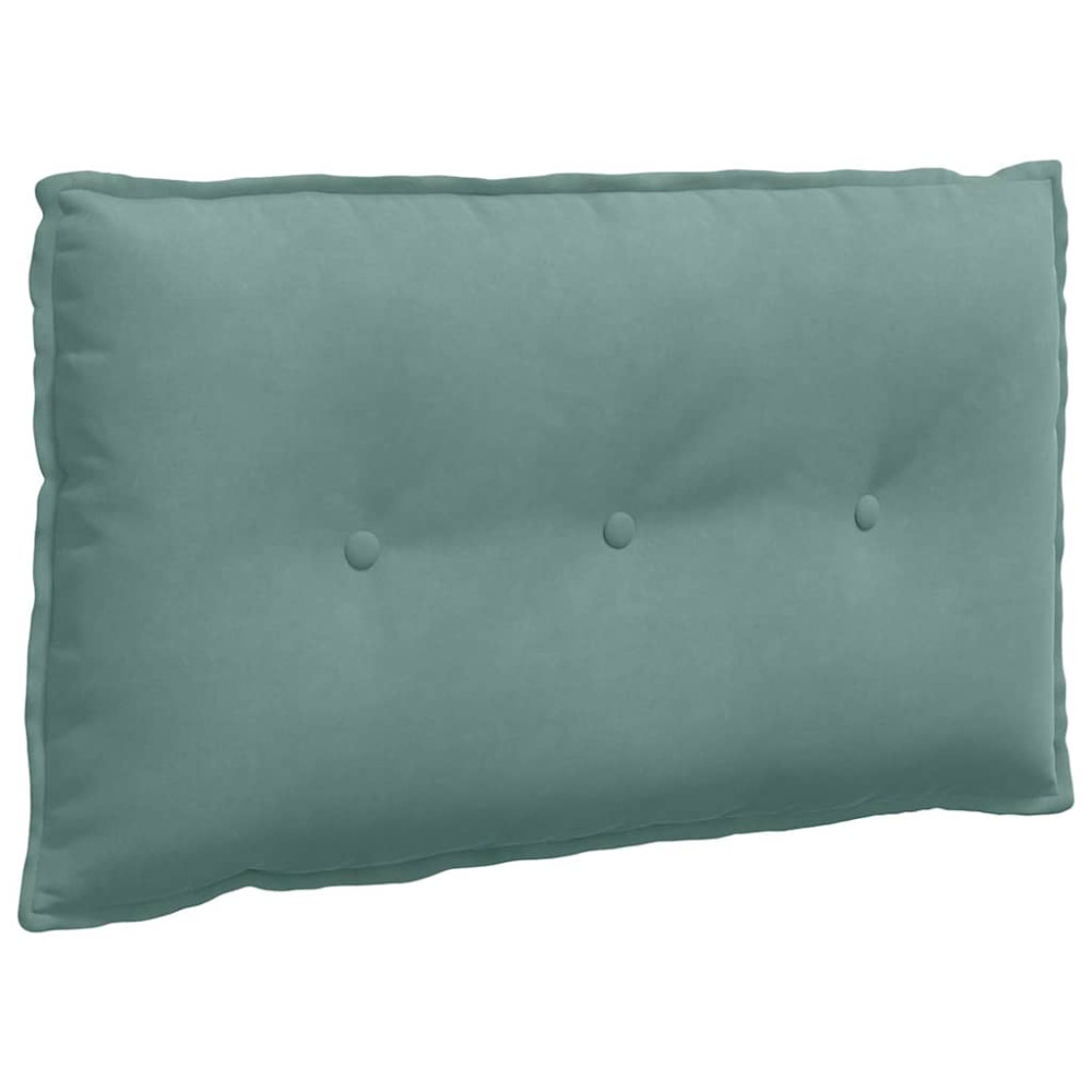 Produktbild för Ryggkudde Havgrön 80 x 50 cm Kordread tyg