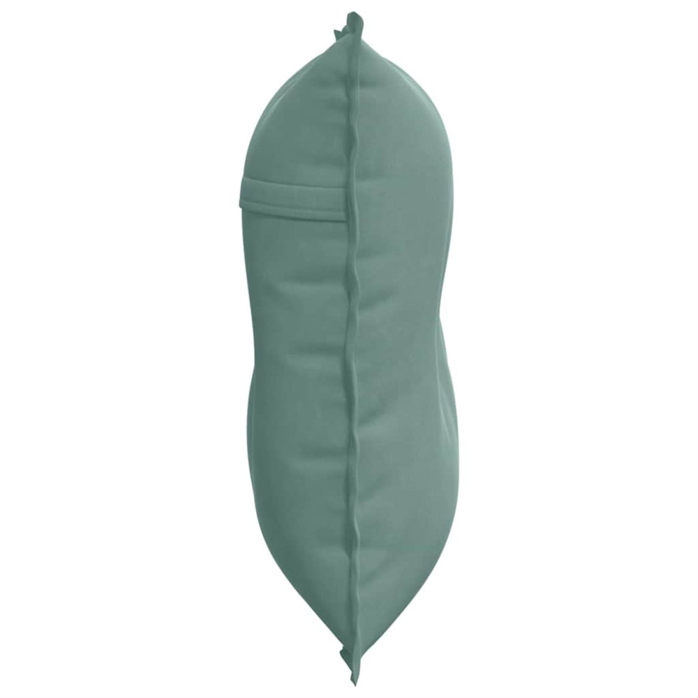 Produktbild för Ryggkudde Havgrön 80 x 50 cm Kordread tyg