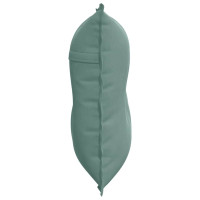 Produktbild för Ryggkudde Havgrön 80 x 50 cm Kordread tyg
