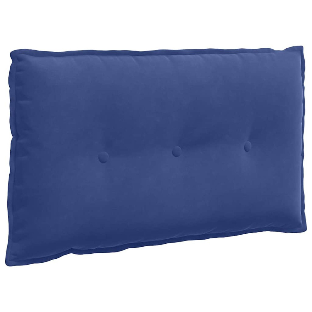 Produktbild för Ryggkudde Polisblå 80 x 50 cm Kordread tyg