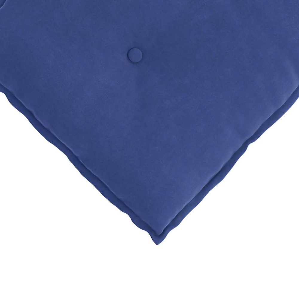 Produktbild för Ryggkudde Polisblå 80 x 50 cm Kordread tyg
