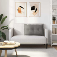 Produktbild för Ryggkudde Ljusgrå 80 x 50 cm Kordread tyg
