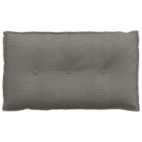 Produktbild för Ryggkudde Ljusgrå 80 x 50 cm Kordread tyg