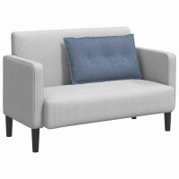 Produktbild för Ryggkudde Blå 80 x 50 cm Kordread tyg