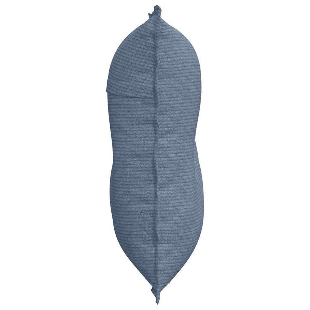 Produktbild för Ryggkudde Blå 80 x 50 cm Kordread tyg