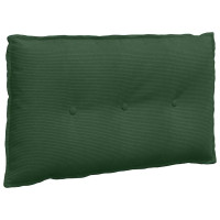Produktbild för Ryggkudde Jungelgrön 80 x 50 cm Kordread tyg
