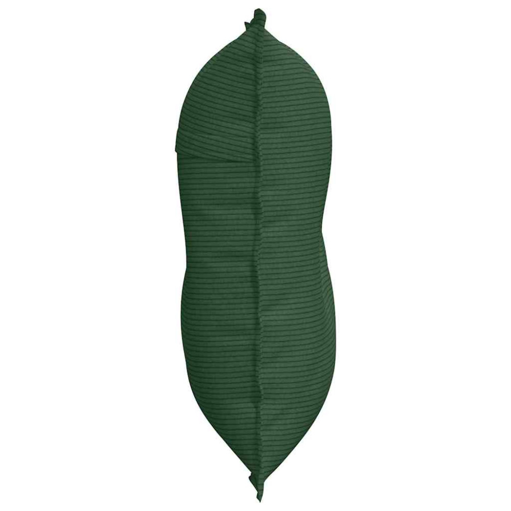 Produktbild för Ryggkudde Jungelgrön 80 x 50 cm Kordread tyg