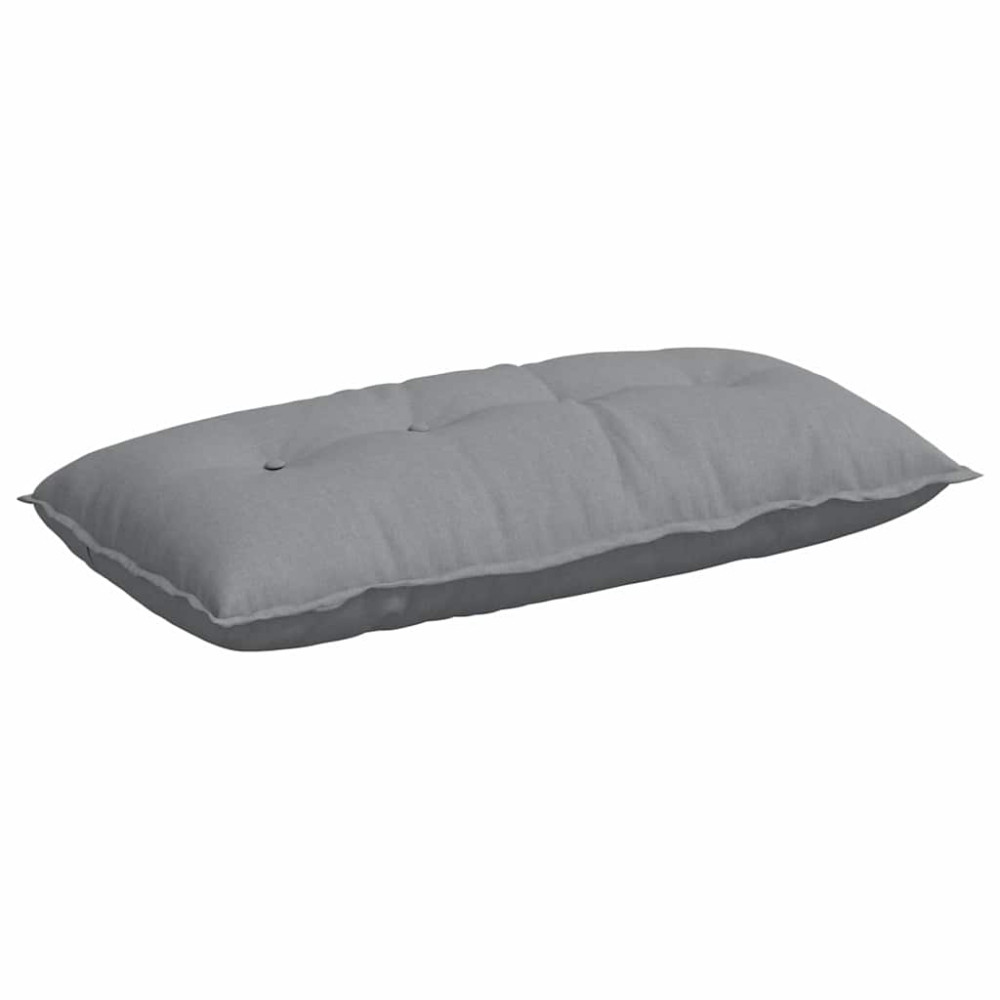 Produktbild för Ryggkudde Ljusgrå 100 x 19 x 50 cm tyg