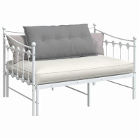 Produktbild för Ryggkudde Ljusgrå 100 x 19 x 50 cm tyg