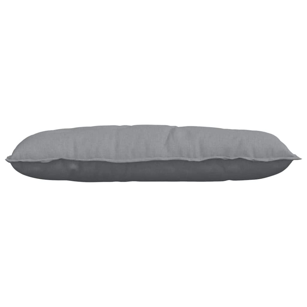 Produktbild för Ryggkudde Ljusgrå 100 x 19 x 50 cm tyg