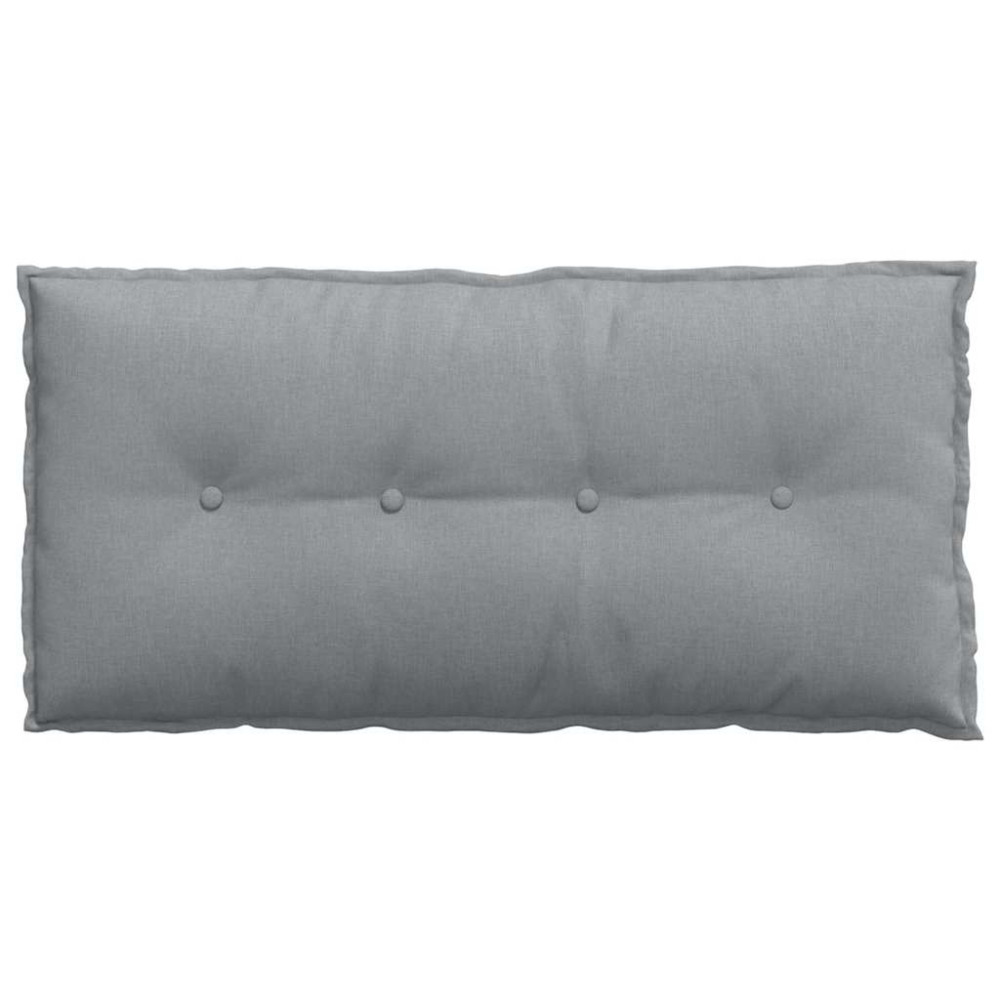 Produktbild för Ryggkudde Ljusgrå 100 x 19 x 50 cm tyg