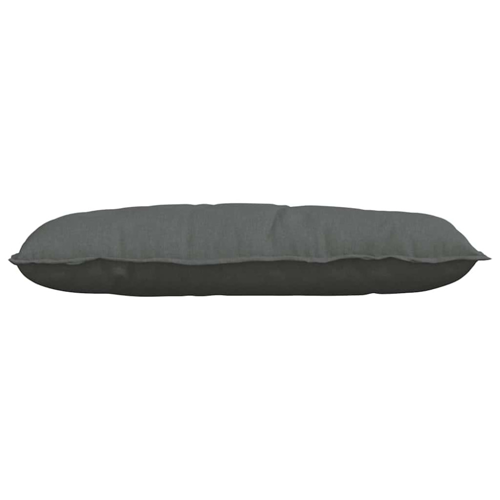 Produktbild för Ryggkudde Mörkgrå 100 x 19 x 50 cm tyg