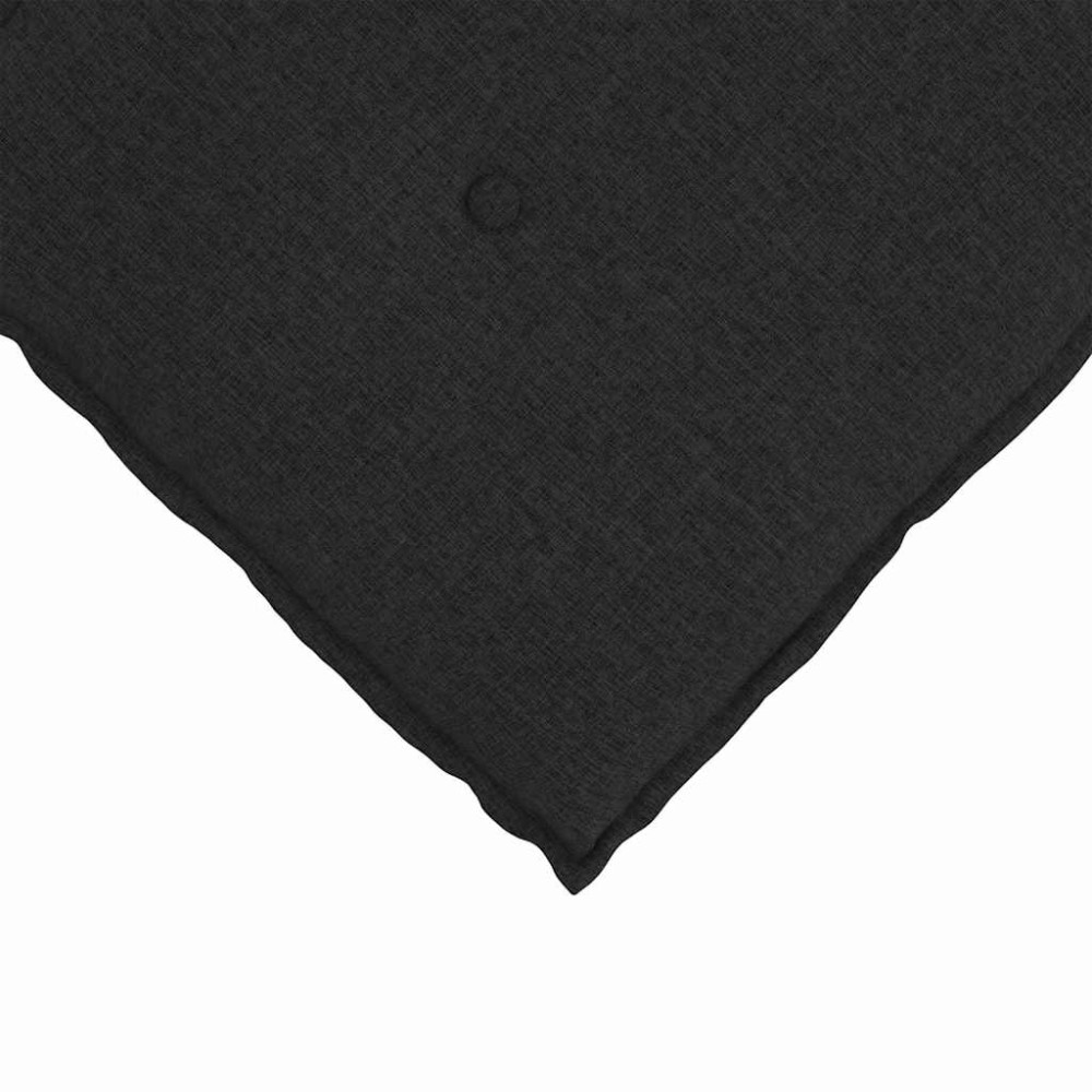 Produktbild för Ryggkudde Svart 100 x 19 x 50 cm tyg