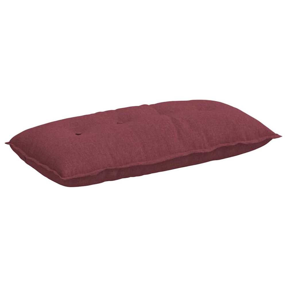 Produktbild för Ryggkudde Vinröd 100 x 19 x 50 cm tyg