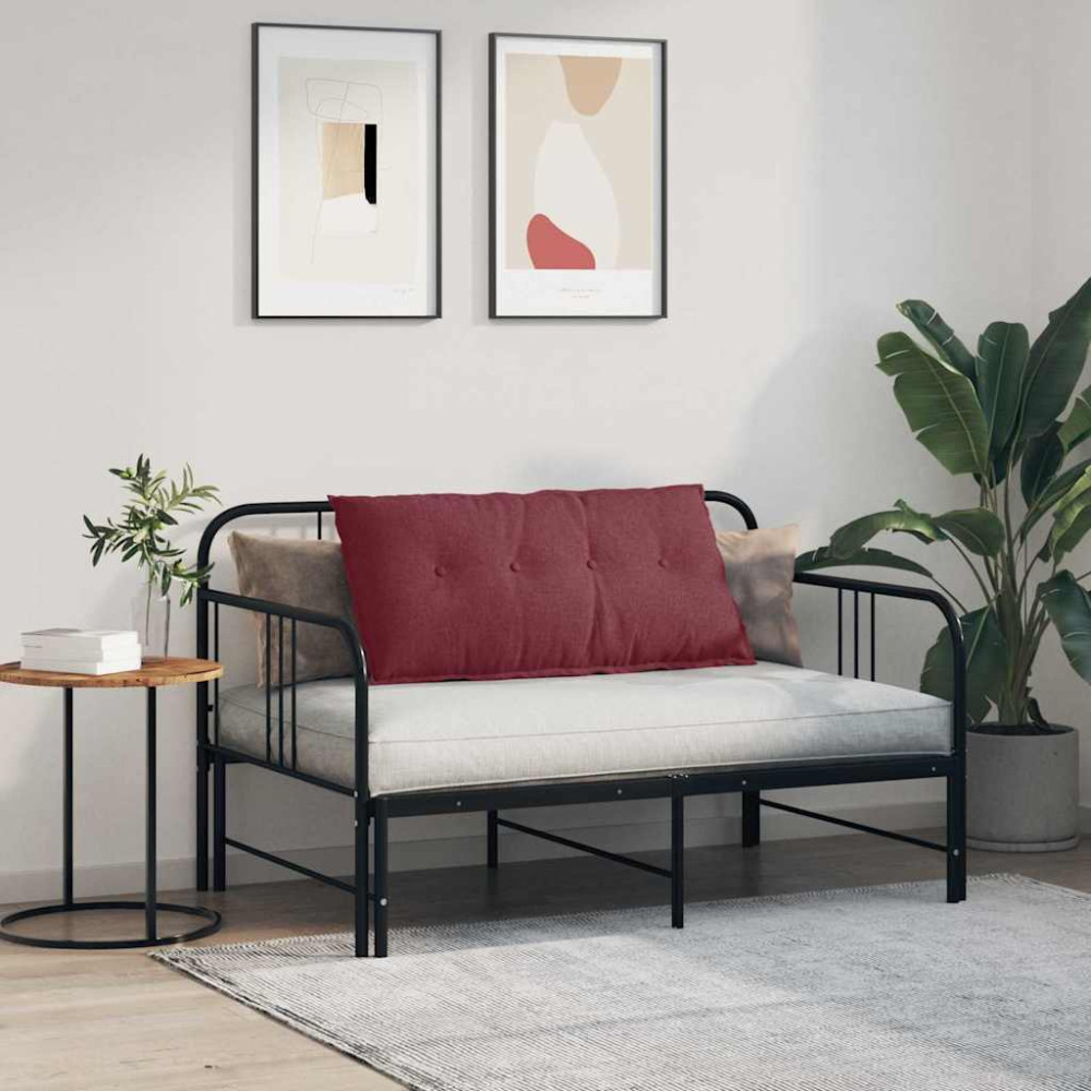 Produktbild för Ryggkudde Vinröd 100 x 19 x 50 cm tyg