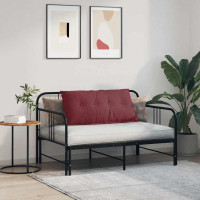 Produktbild för Ryggkudde Vinröd 100 x 19 x 50 cm tyg