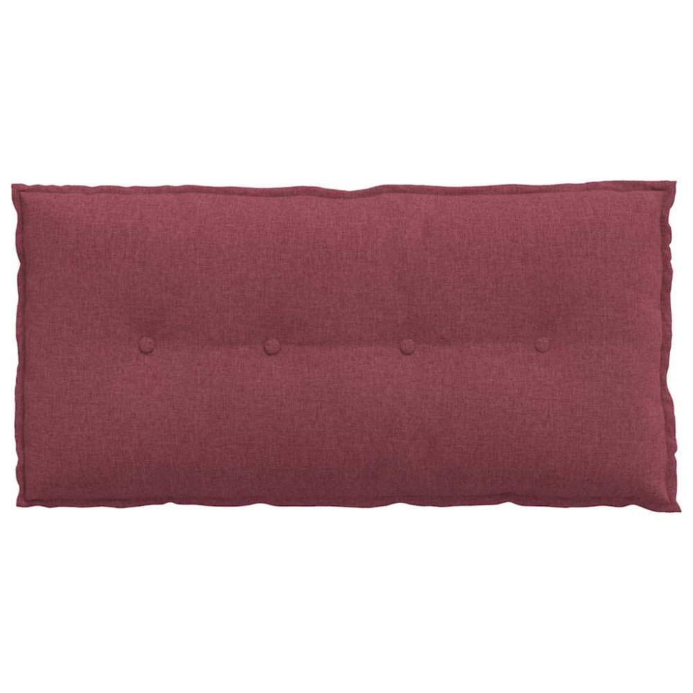 Produktbild för Ryggkudde Vinröd 100 x 19 x 50 cm tyg