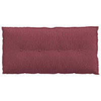Produktbild för Ryggkudde Vinröd 100 x 19 x 50 cm tyg
