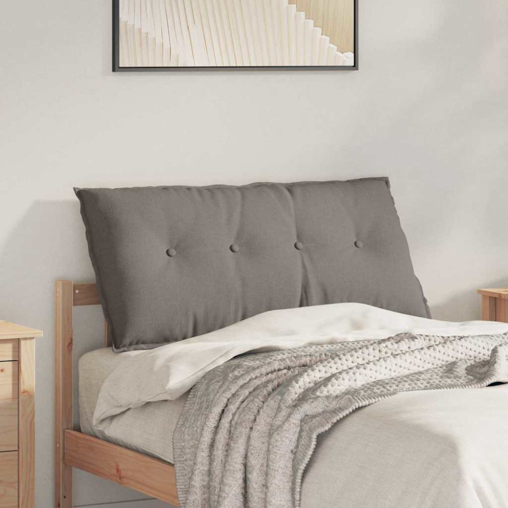 Produktbild för Ryggkudde Taupe 100 x 19 x 50 cm tyg