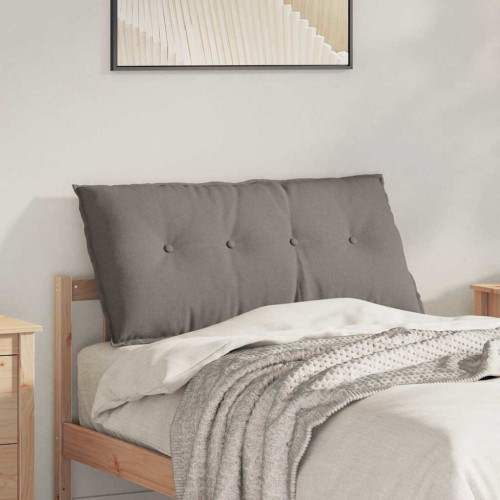 vidaXL Ryggkudde Taupe 100 x 19 x 50 cm tyg