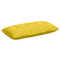 Produktbild för Ryggkudde Ljusgul 100 x 19 x 50 cm tyg