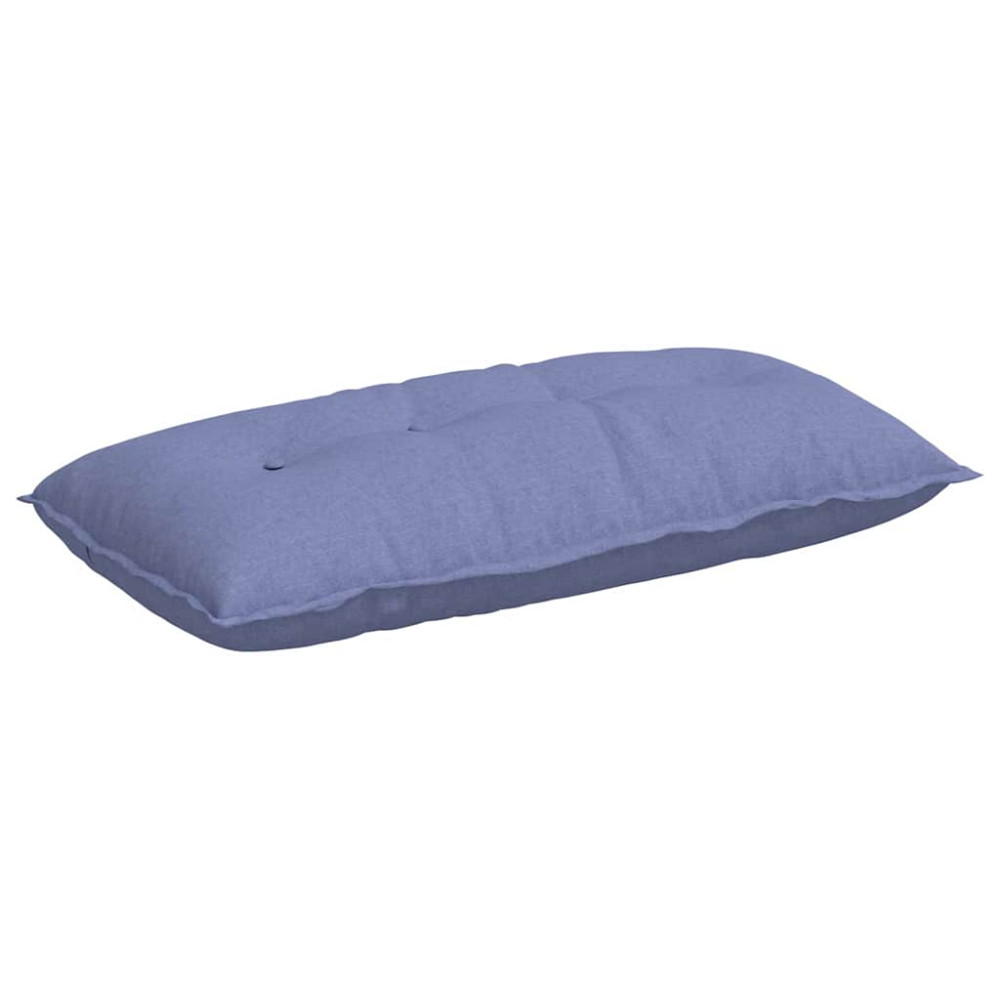 Produktbild för Ryggkudde Jeansblå 100 x 19 x 50 cm tyg
