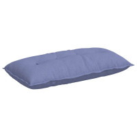 Produktbild för Ryggkudde Jeansblå 100 x 19 x 50 cm tyg