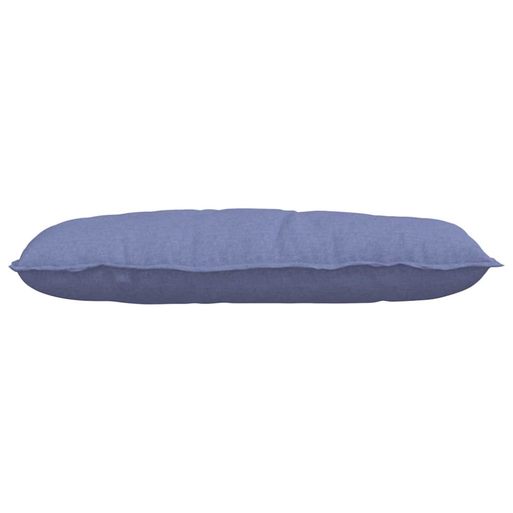 Produktbild för Ryggkudde Jeansblå 100 x 19 x 50 cm tyg