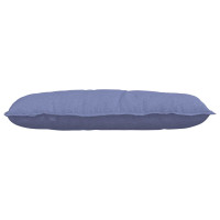Produktbild för Ryggkudde Jeansblå 100 x 19 x 50 cm tyg