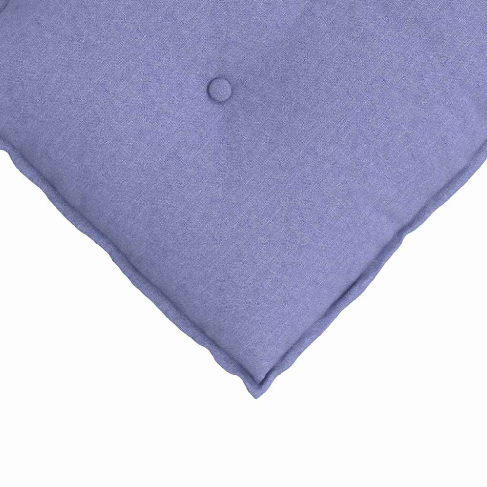 Produktbild för Ryggkudde Jeansblå 100 x 19 x 50 cm tyg