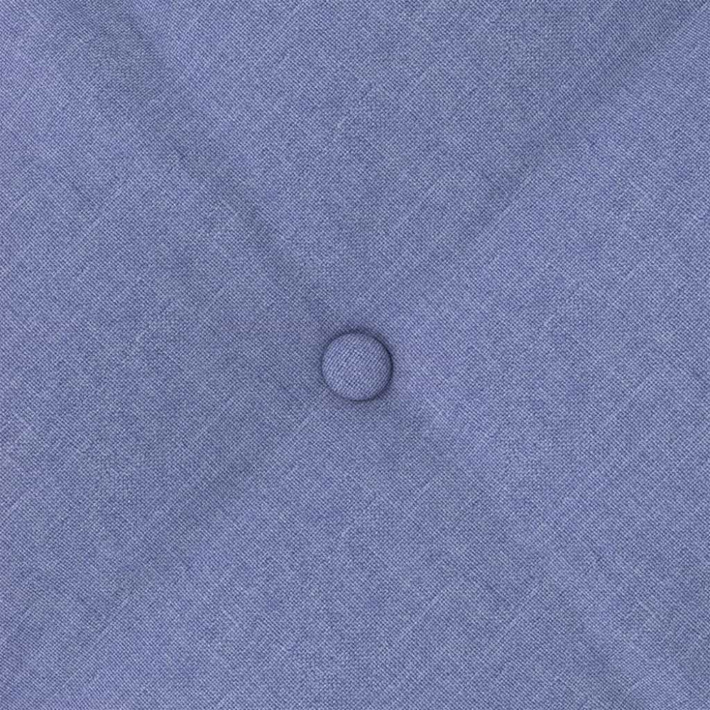 Produktbild för Ryggkudde Jeansblå 100 x 19 x 50 cm tyg
