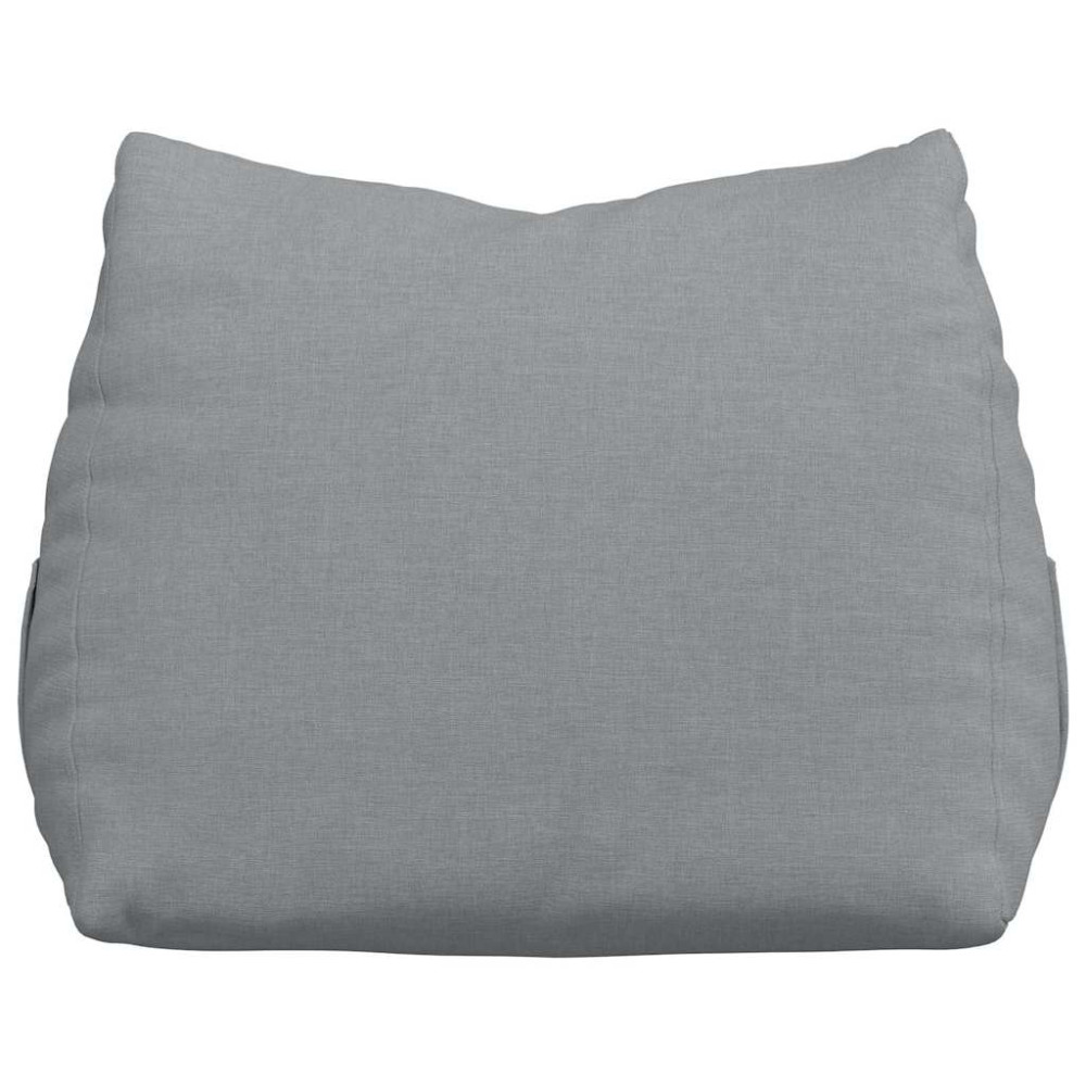 Produktbild för Ryggkudde Ljusgrå 45 x 20 x 35 cm tyg