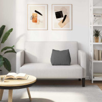 Produktbild för Ryggkudde Mörkgrå 45 x 20 x 35 cm tyg