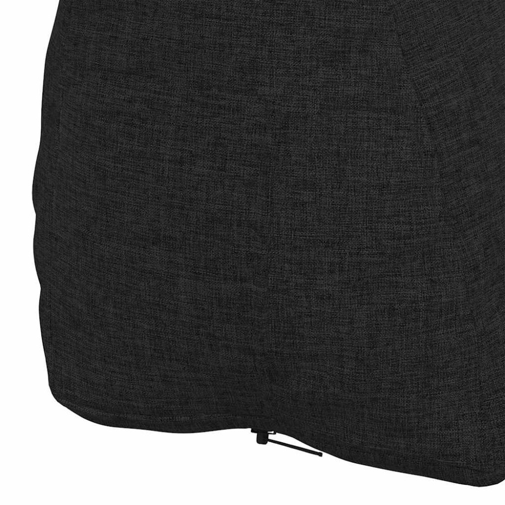 Produktbild för Ryggkudde Svart 45 x 20 x 35 cm tyg
