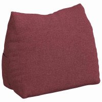 Produktbild för Ryggkudde Vinröd 45 x 20 x 35 cm tyg