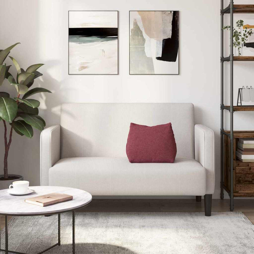 Produktbild för Ryggkudde Vinröd 45 x 20 x 35 cm tyg