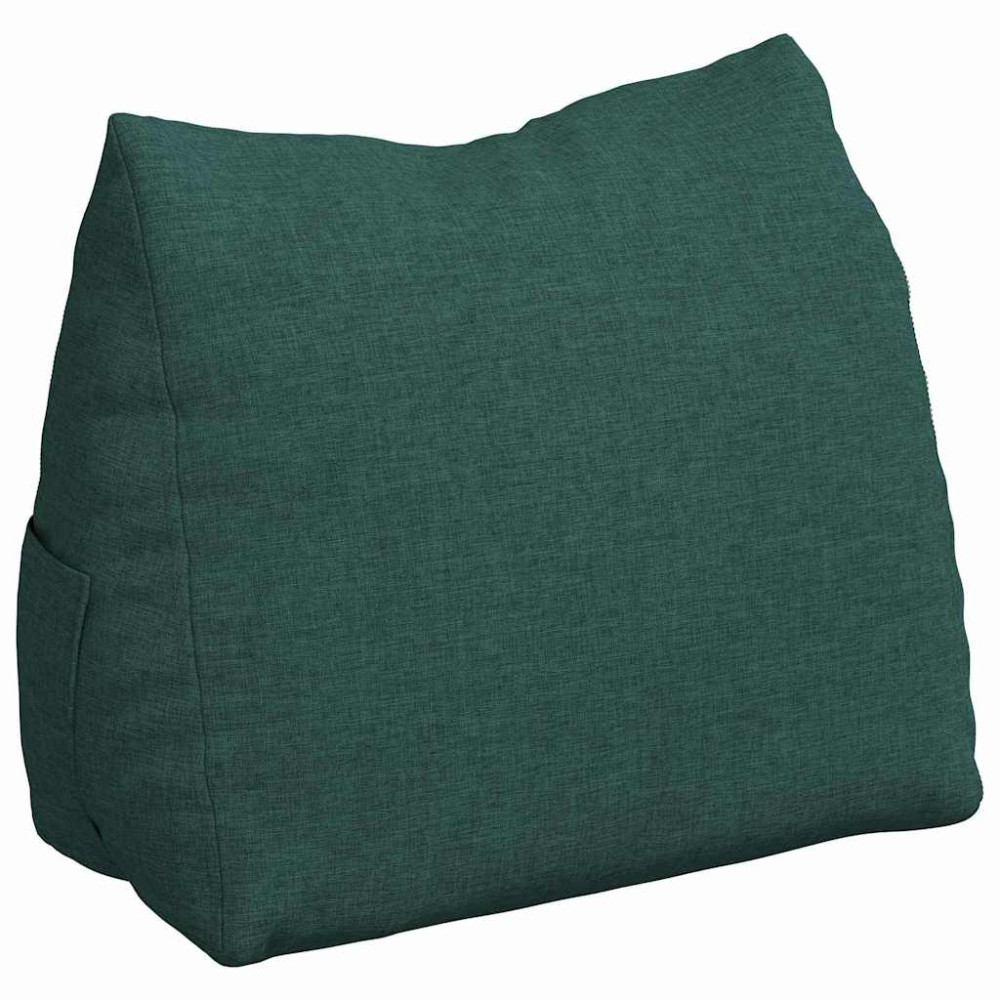 Produktbild för Ryggkudde Mörkgrön 45 x 20 x 35 cm tyg