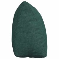 Produktbild för Ryggkudde Mörkgrön 45 x 20 x 35 cm tyg